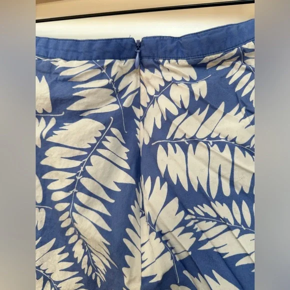 Boden Blue Floral Lined Skirt - Picture 3 of 7